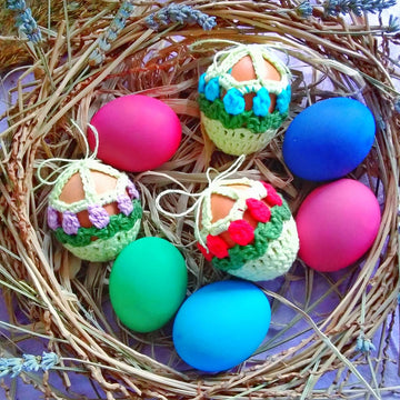 Flower Decor For Easter Eggs