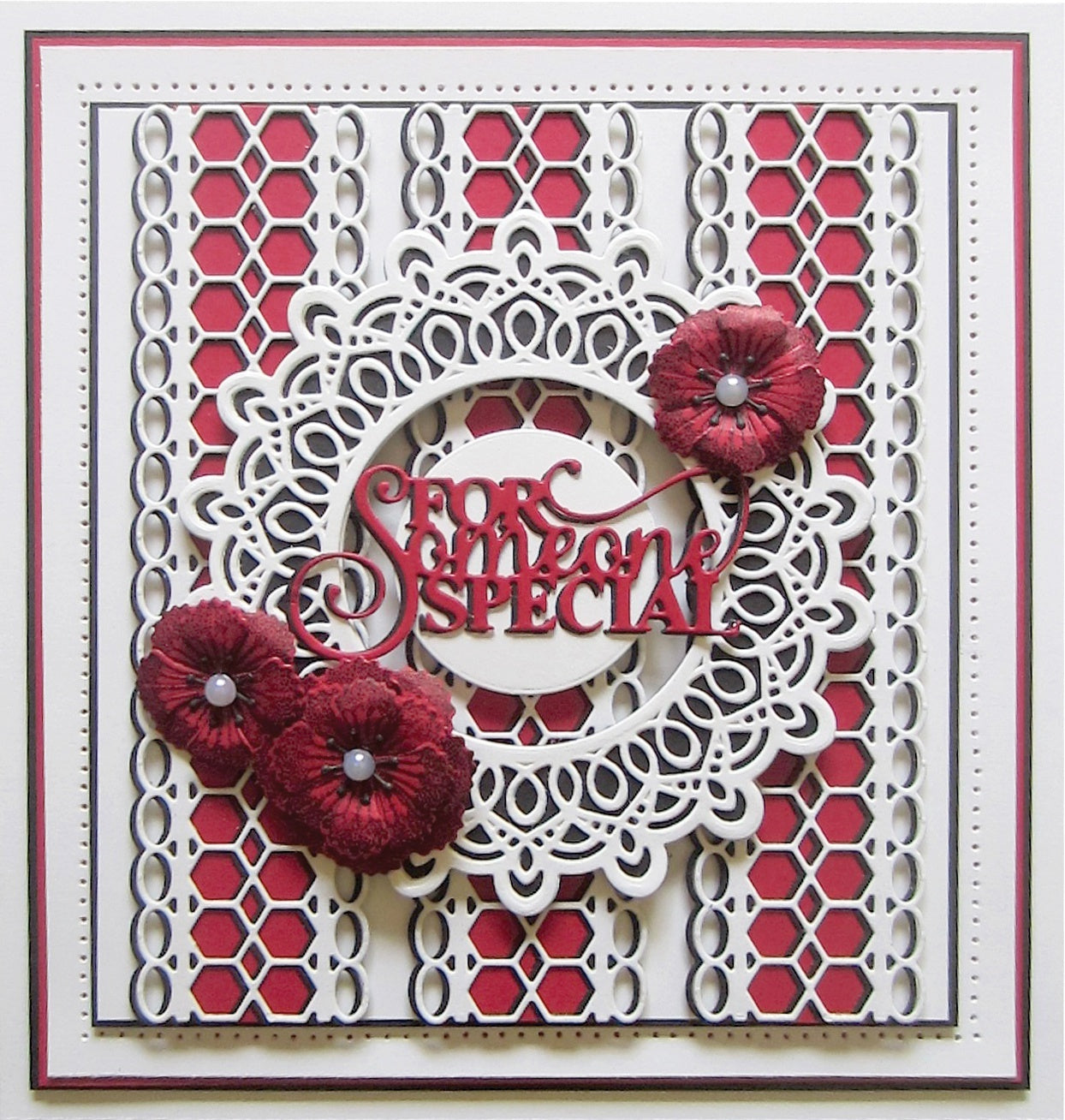 Creative Expressions Craft Dies By Sue Wilson - Finishing Touches-Layered Carnation
