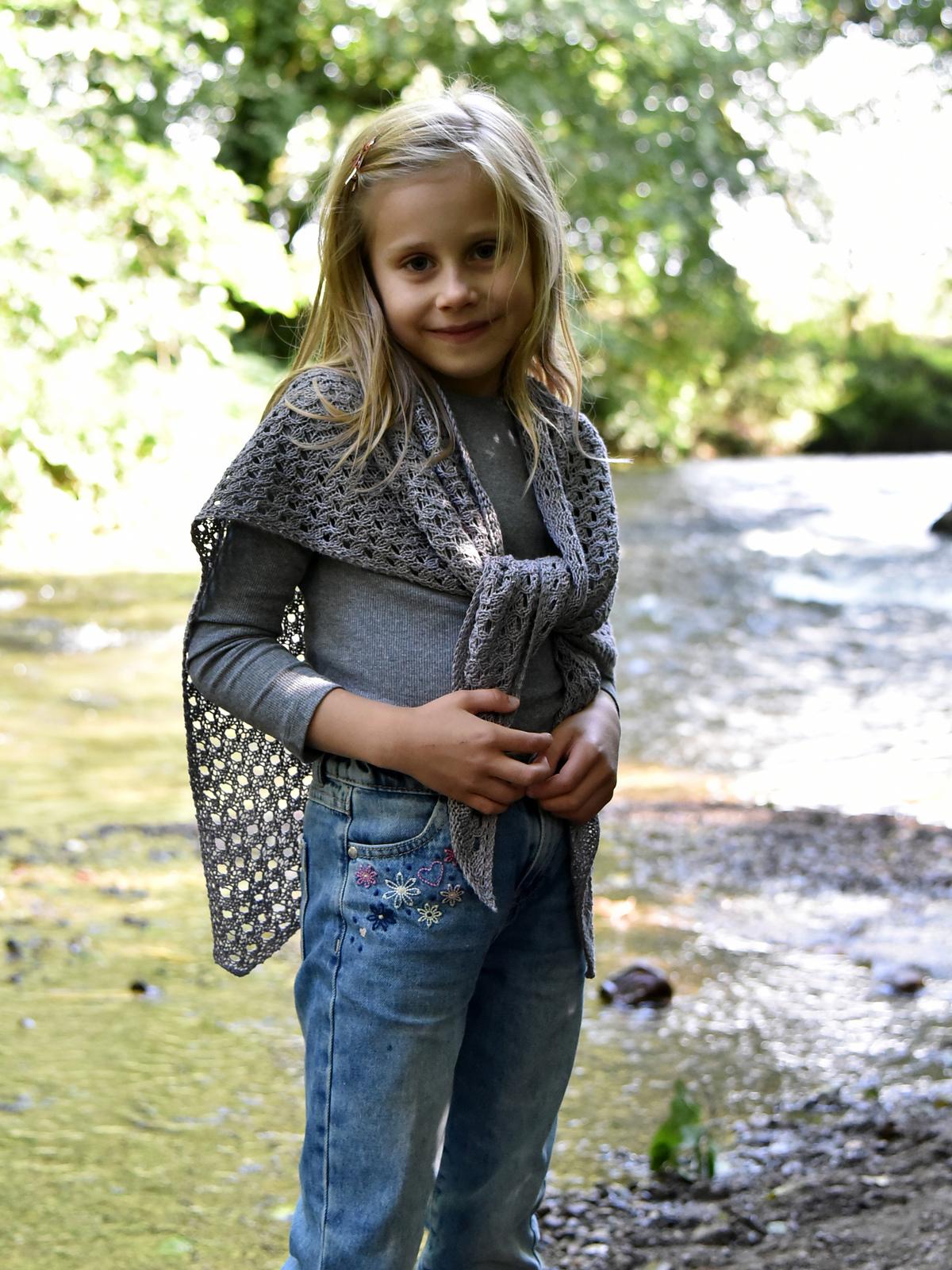 Flaxynet shawl
