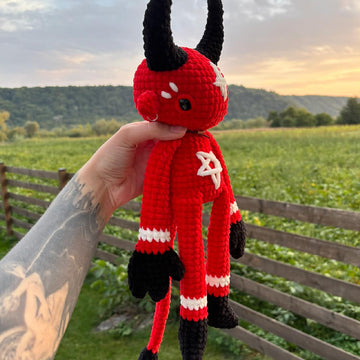 Big Demon with Big Horns | Crochet Pattern | Lucifer, Devil