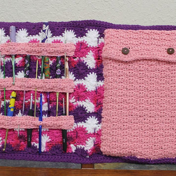 "Hook Around the World" Crochet Hook and Tablet Case
