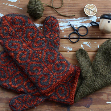 Fiddlehead Mittens