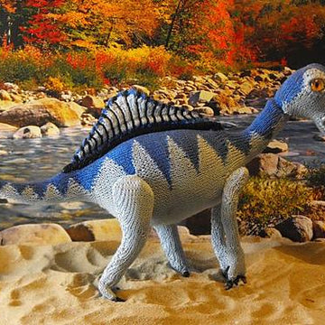 SPENCER THE SPINOSAURUS TOY KNITTING PATTERN