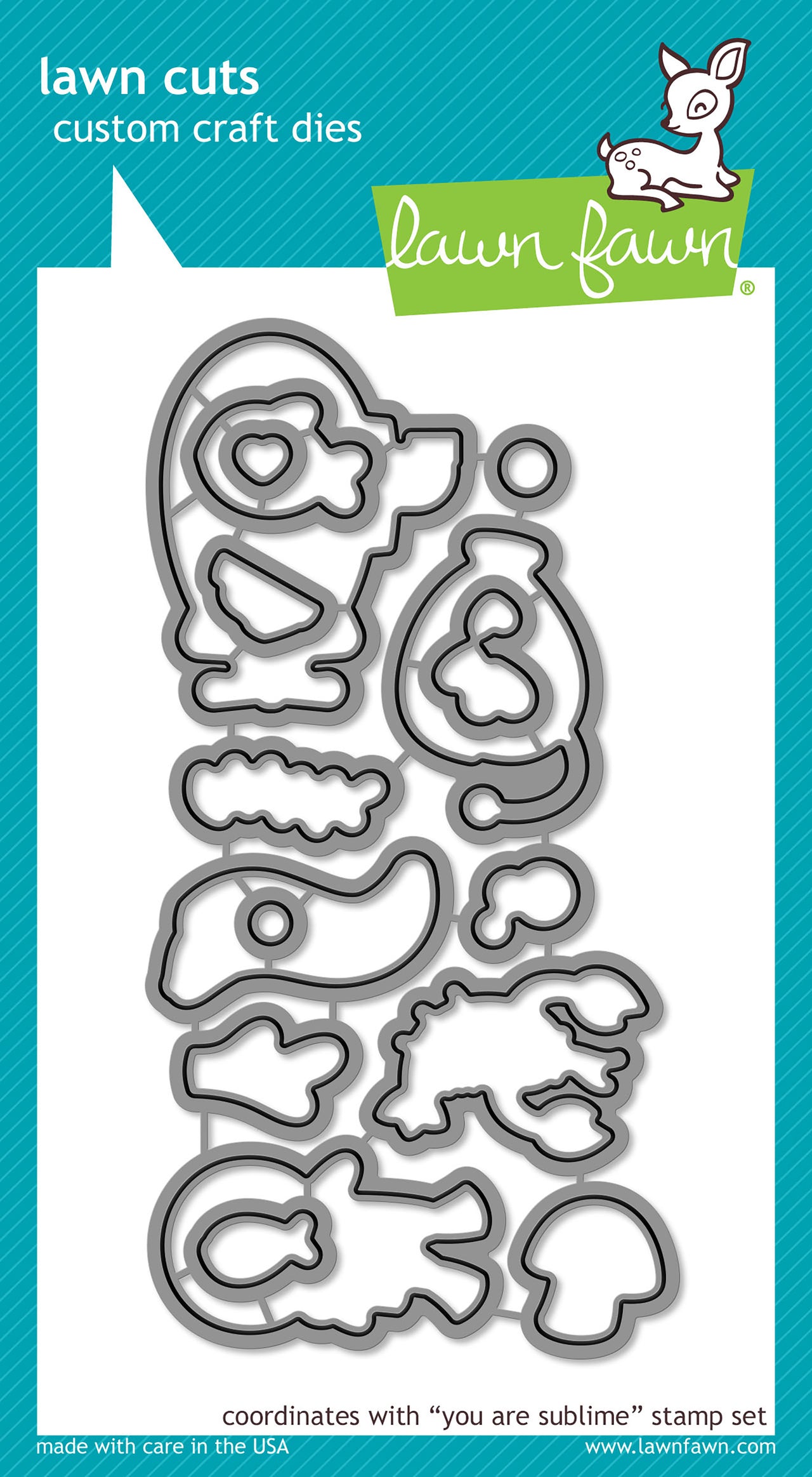 Lawn Fawn Lawn Cuts Custom Craft Die - You Are Sublime