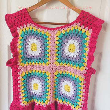 Crazy Daisy Peplum