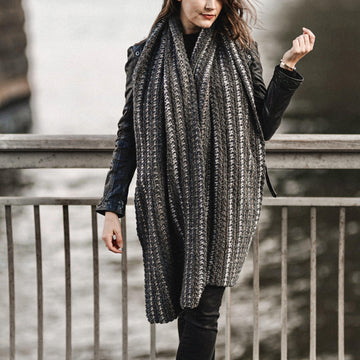 Bernard Houndstooth Scarf
