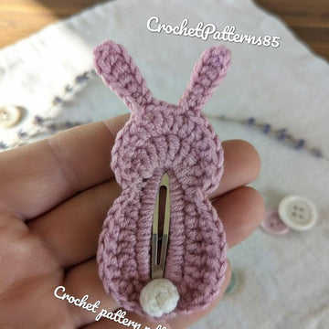 Cute Easter Bunny Hair Clip English-US