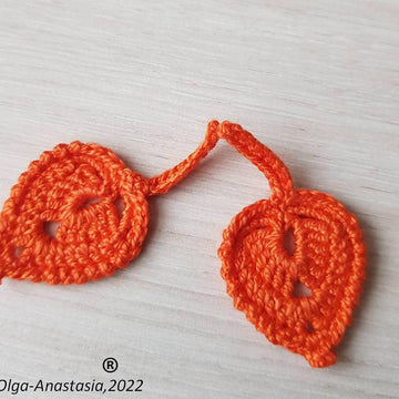 Orange small leaf
