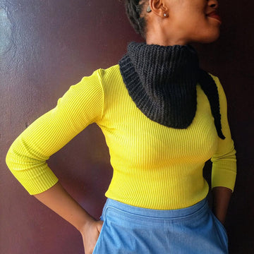 Trade Wind Herringbone Asymmetrical Scarf