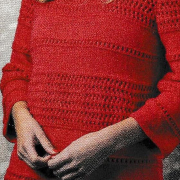 Eyelet Stripes Jumper
