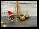 Gingerbread Man Ferrero Rocher Cover Knitting Pattern