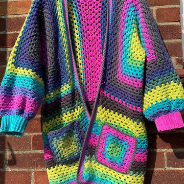 Easy Granny Hexagon Cardigan