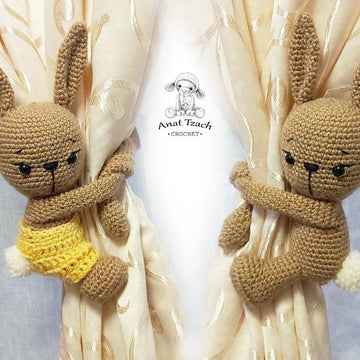 Rabbit Curtain Tie back