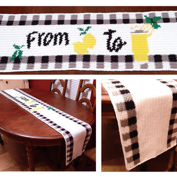 Lemons to Lemonade Table Runner