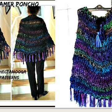 1100 - GOSSAMER poncho cape