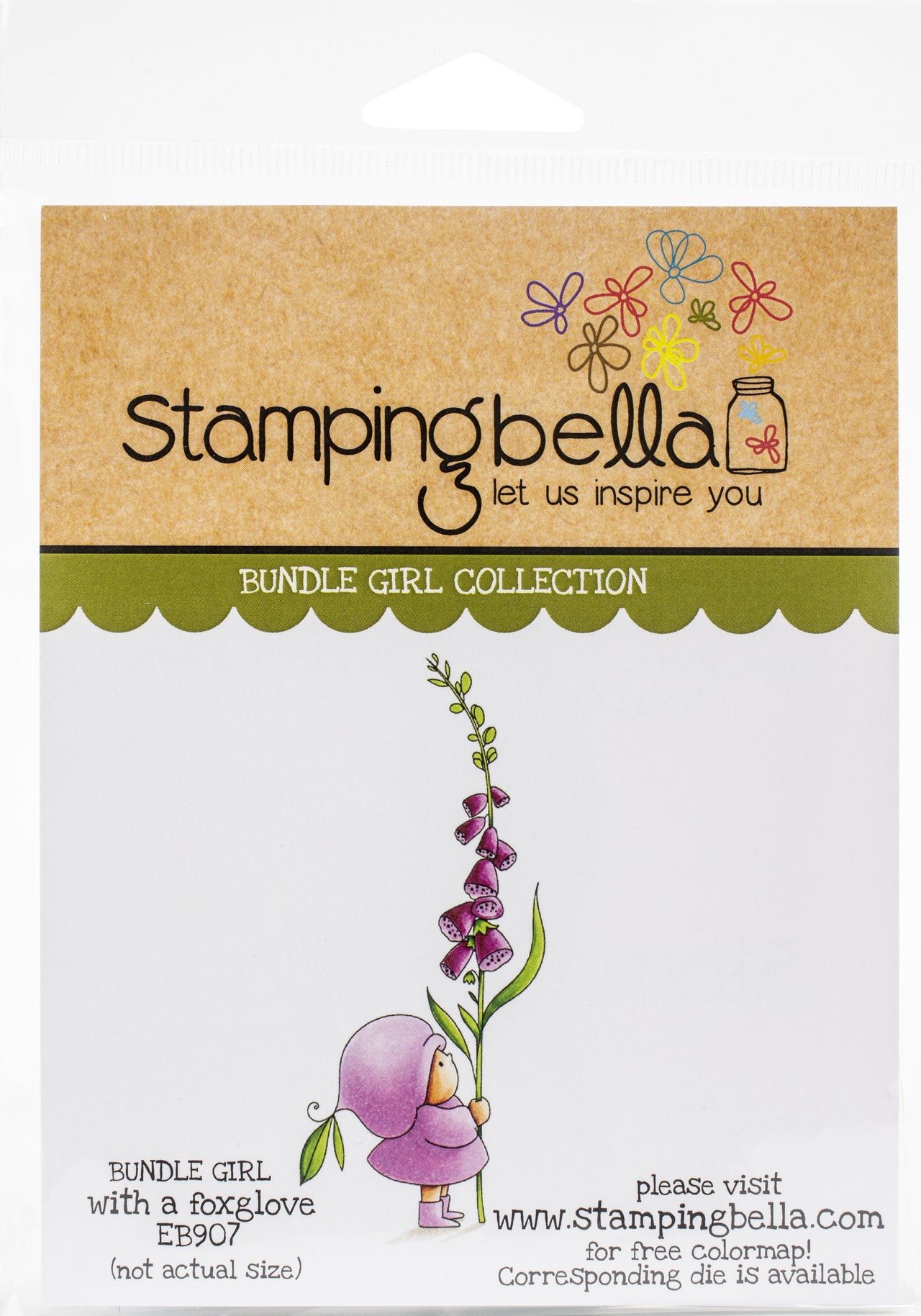 Stamping Bella Cling Stamps - Bundle Girl With A Foxglove