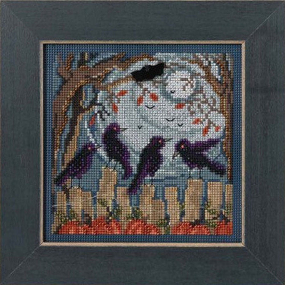 Mill Hill Ravens Cross Stitch Kit - 13.5cm x 13.5cm