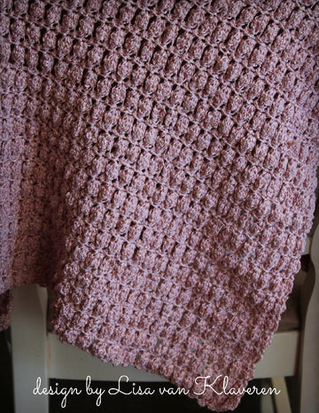 Blush On The Rose Afghan