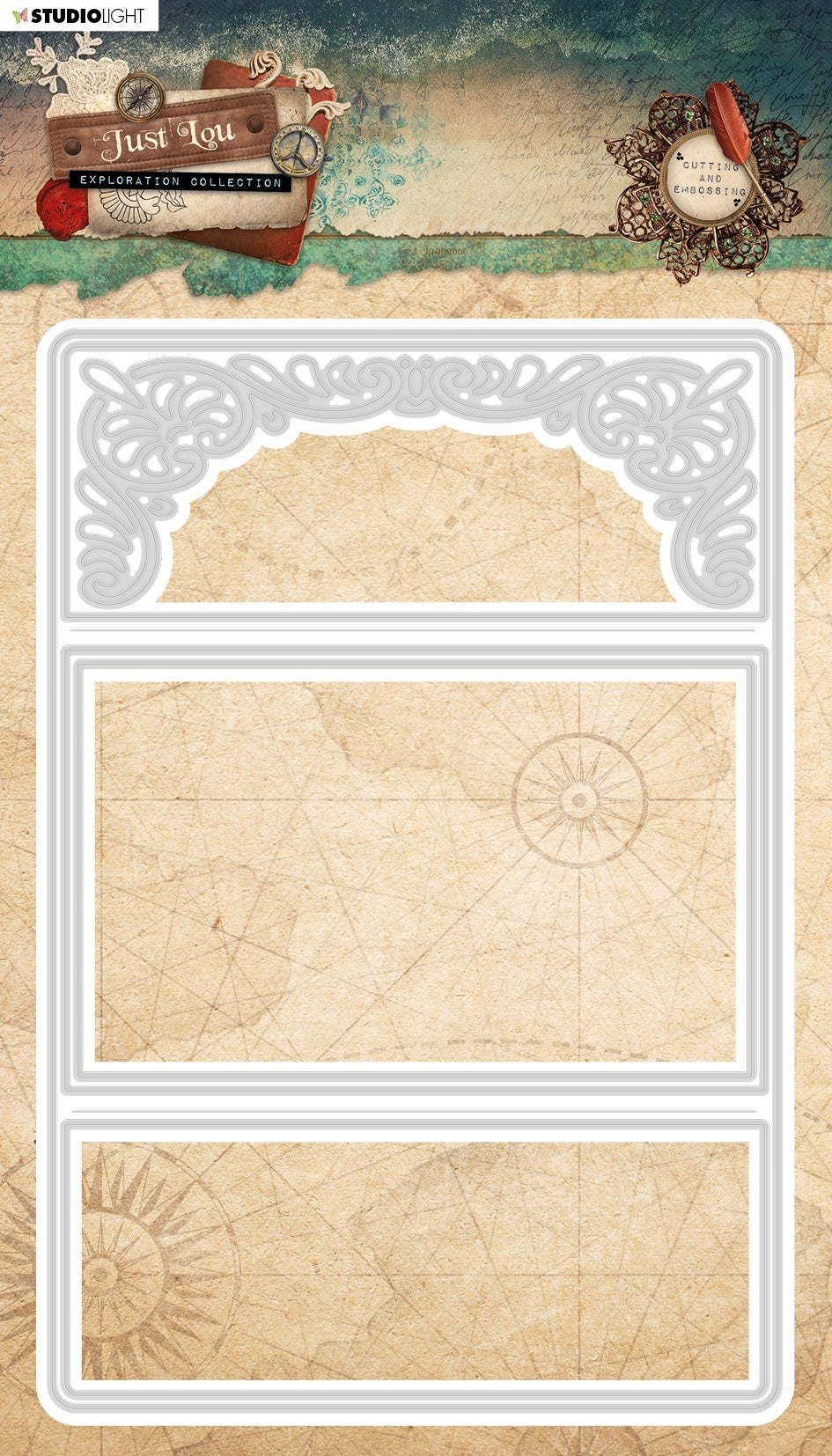 Studio Light Just Lou Exploration Cutting & Embossing Die - NR. 04