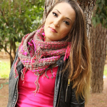 Bricks infinity scarf