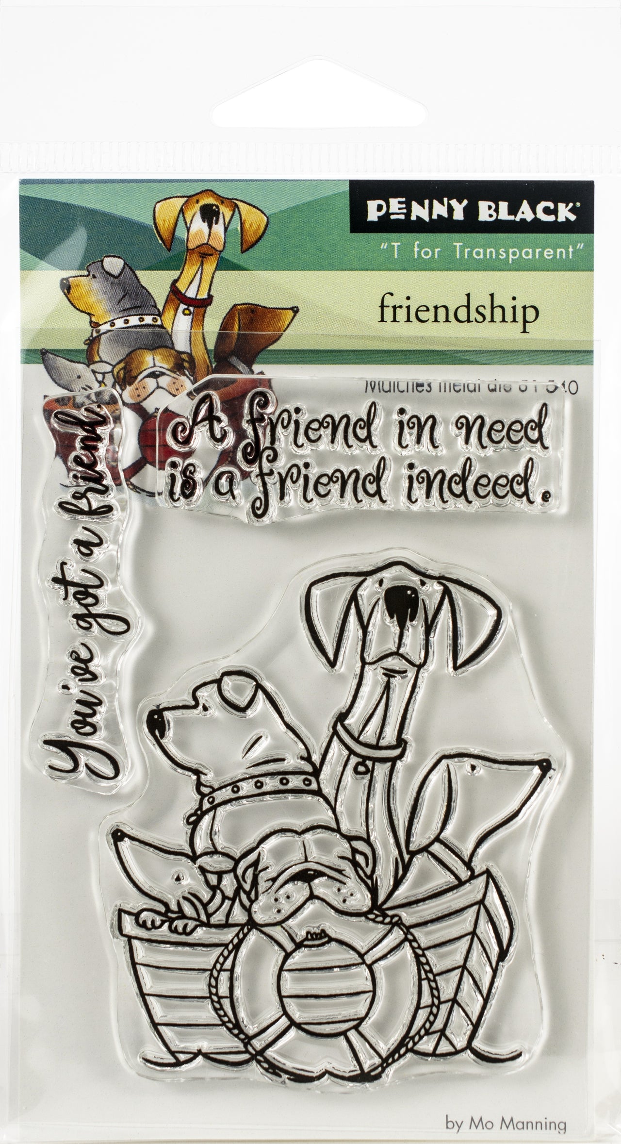 Penny Black Clear Stamps - Friendship 3"X4"