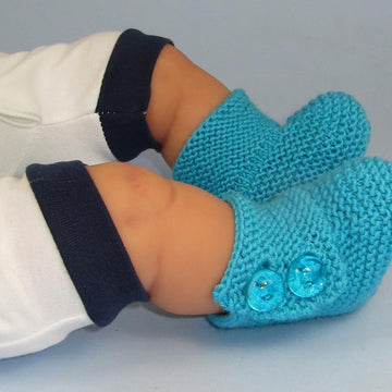 Baby Button Up Booties (Bootees)