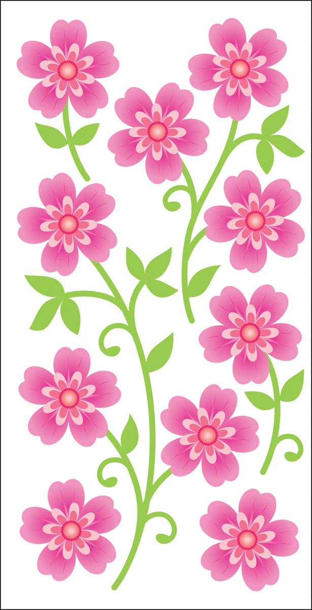 Trends International SandyLion Essentials Dimensional Stickers - Pretty Pinks