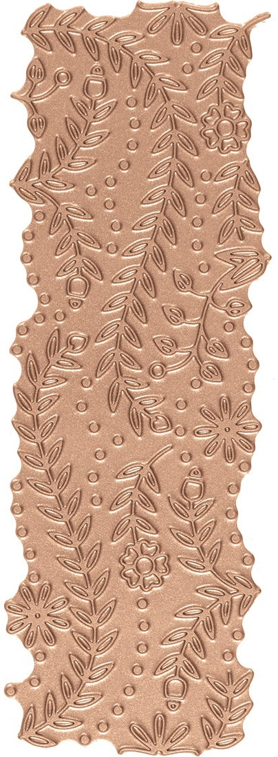 Spellbinders Glimmer Hot Foil Plate - Flower Border