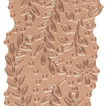 Spellbinders Glimmer Hot Foil Plate - Flower Border