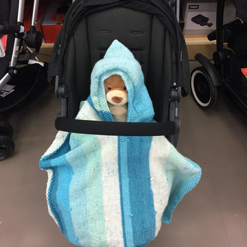 Snuggler Hooded Car Seat Blanket