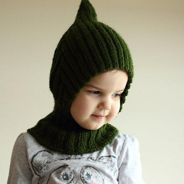 Elf Pixie Ribbed Balaclava