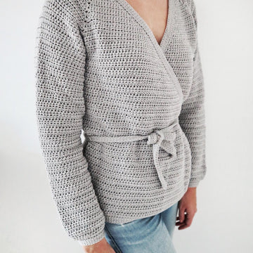 Cherry Blossom Wrap Cardigan
