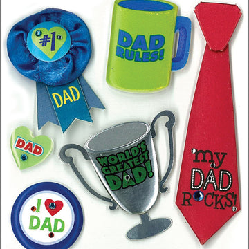 Jolee's Boutique Dimensional Stickers - No. 1 Dad