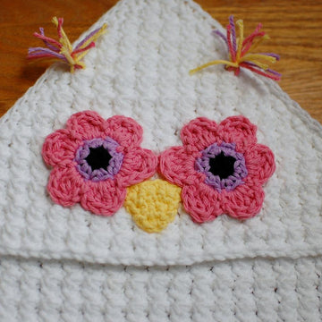 Owl Hooded Baby Towel