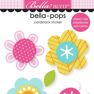 Doodlebug Chloe Bella-Pops 3D Stickers - Blossoms
