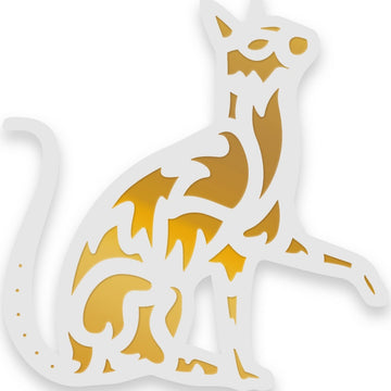 Artdeco Creations Couture Creations Sentiment Mini Die - Kitty Silhouette 1.9"X1.9"