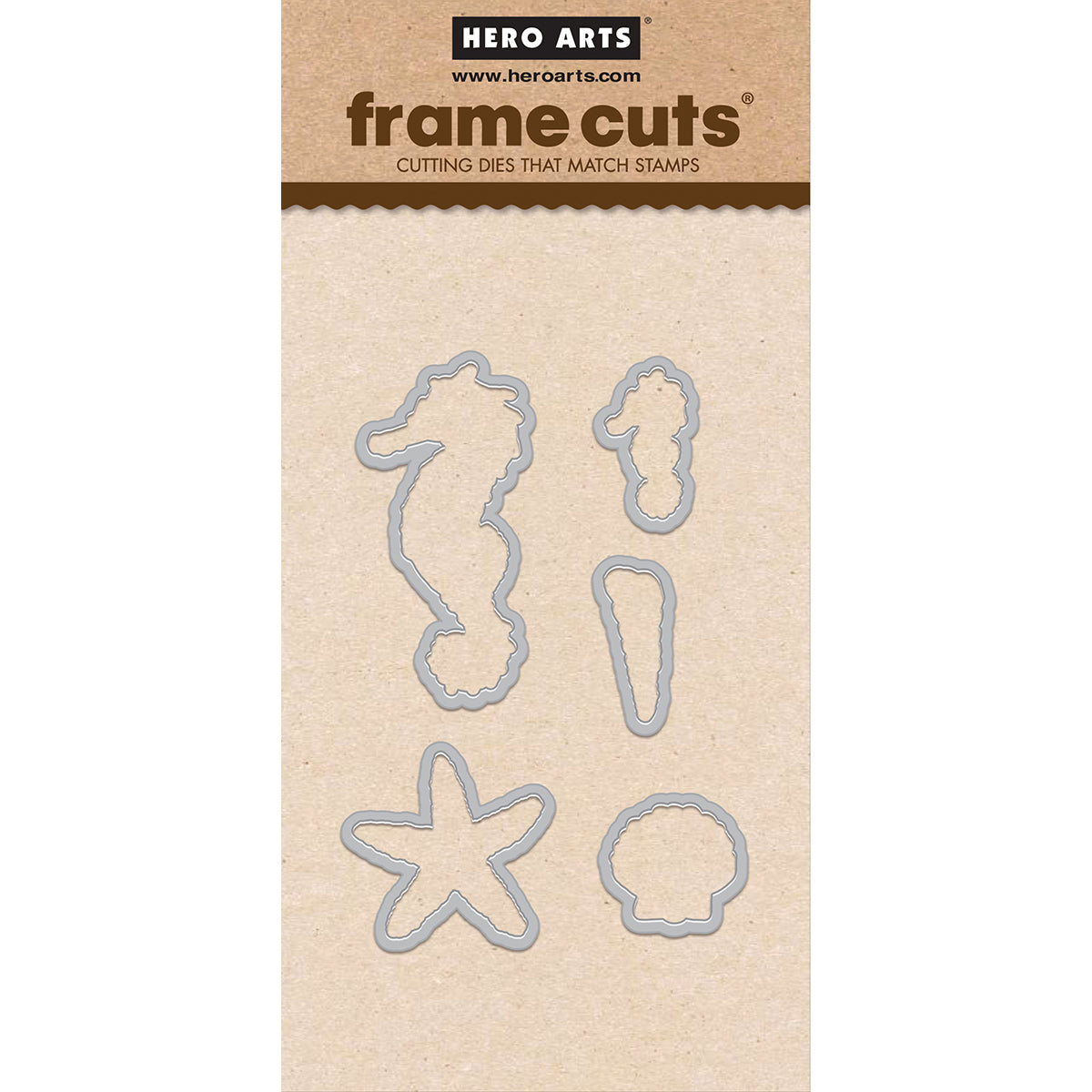 Hero Arts Color Layering Frame Cut Dies - Seahorse