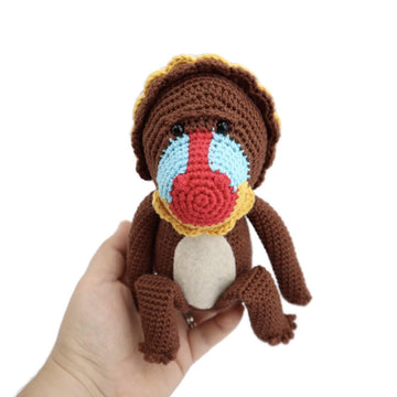 Mongo the Mandrill Amigurumi
