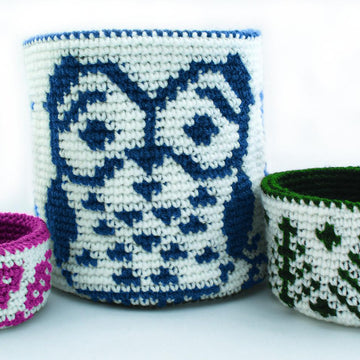 Reversible Trio of Forest Baskets