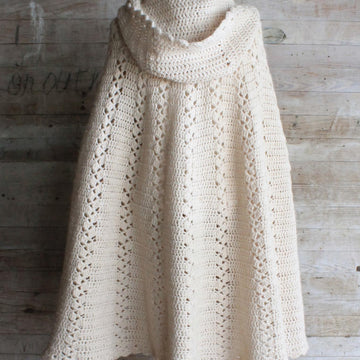 Long Hooded Cape Crochet Pattern