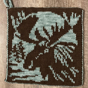 Woodland Moose Potholder