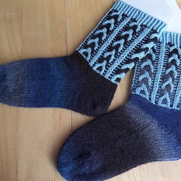 Blueberry Clouds Socks