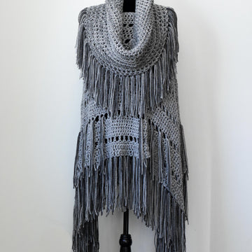 Ombre Poncho & Cowl