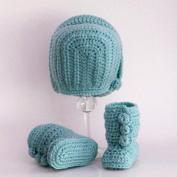Baby Bonnet and Booties