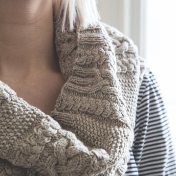 Deep Aran Cowl