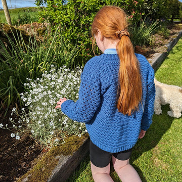 Granny Stripe Sleeve Cardigan - Adult