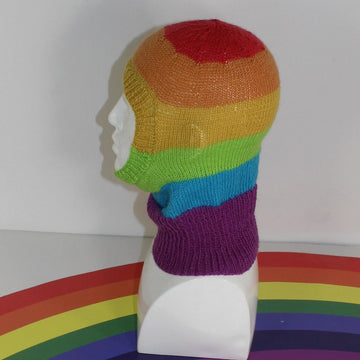 Rainbow 4Ply Balaclava Circular