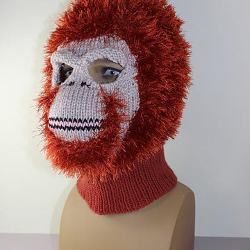 Toddler,Child and Adult Orangutan Mask Balaclava