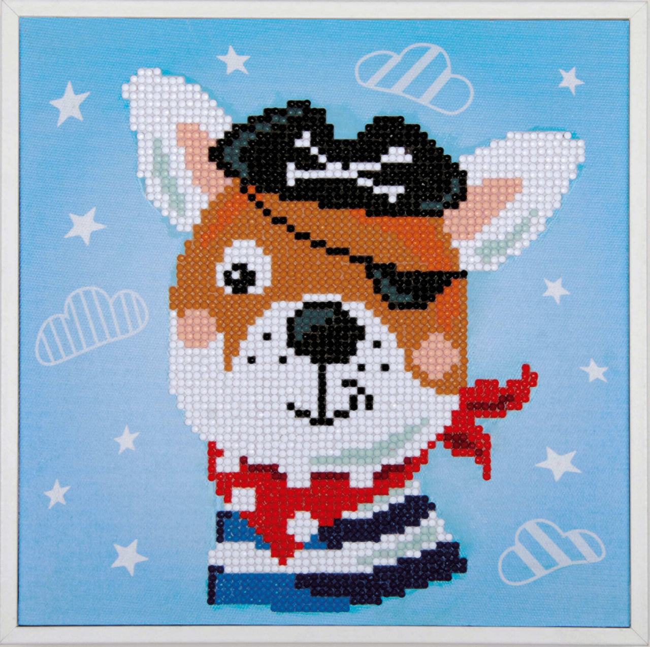Vervaco Diamond Painting Kit Pirate Dog Diamond Painting Kit