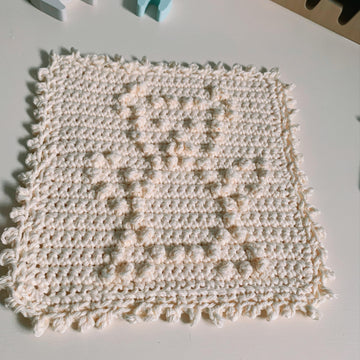 The Teddy Bear Baby Washcloth